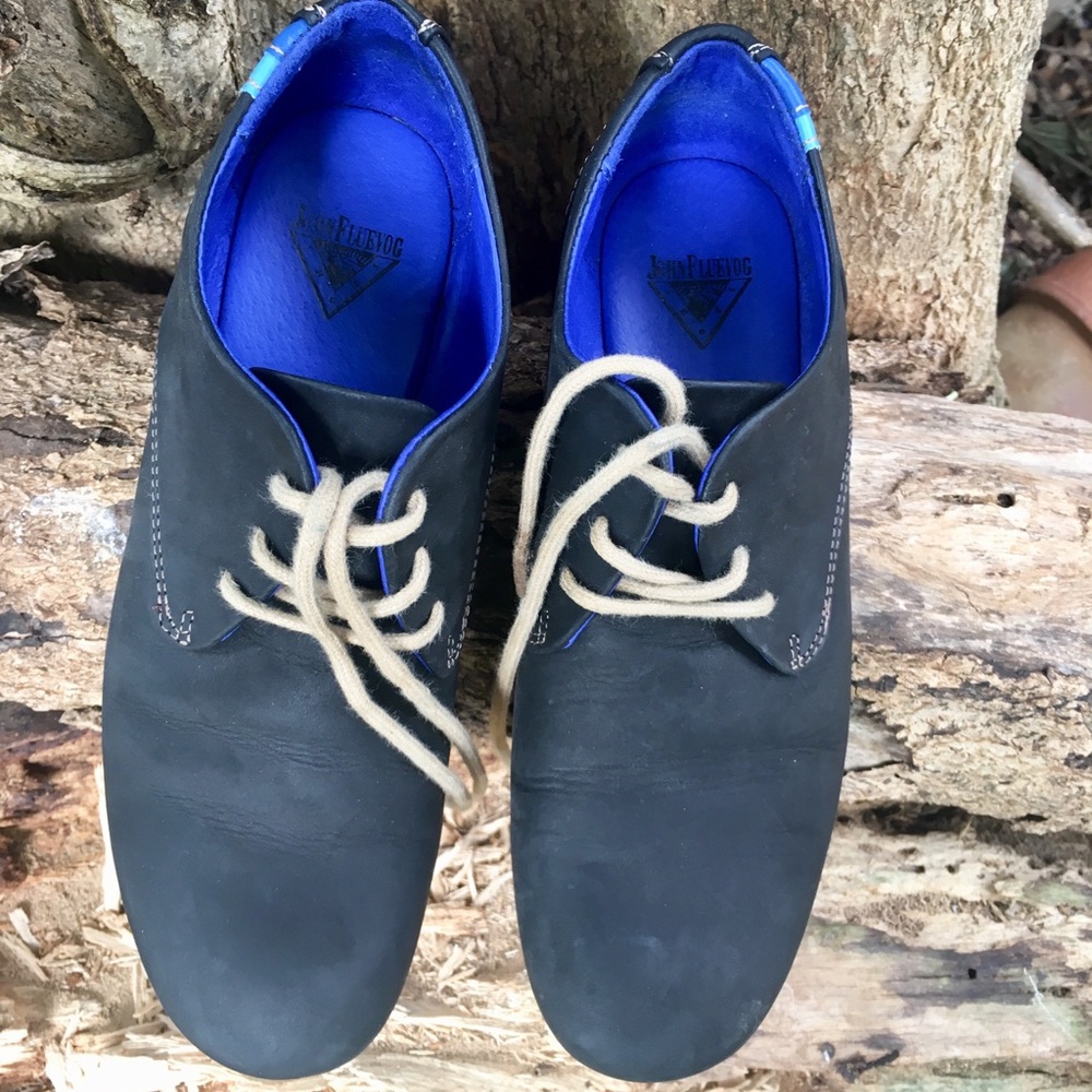 JOHN FLUEVOG MEN'S RADIOS LEATHER & SUEDE DERBY 🍁